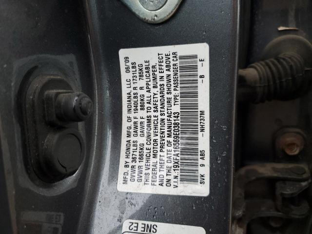 Photo 11 VIN: 19XFA16569E038143 - HONDA CIVIC LX 