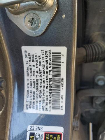 Photo 11 VIN: 19XFA16839E047702 - HONDA CIVIC EX 