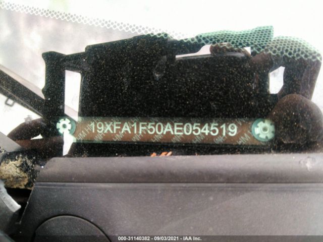 Photo 8 VIN: 19XFA1F50AE054519 - HONDA CIVIC SDN 