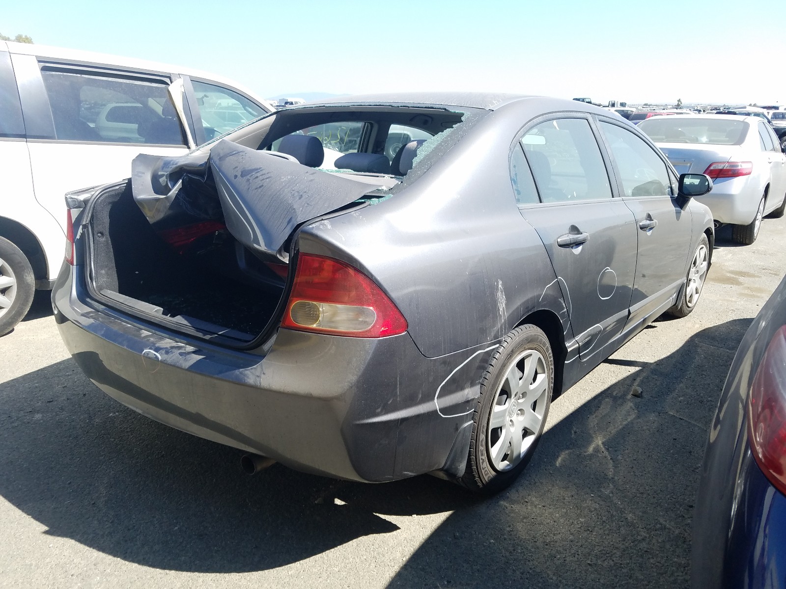 Photo 3 VIN: 19XFA1F52AE074898 - HONDA CIVIC LX 