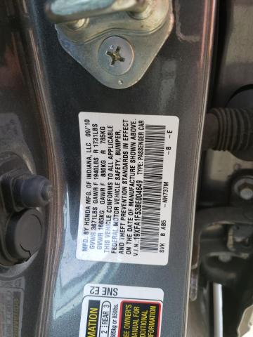 Photo 11 VIN: 19XFA1F53BE004649 - HONDA CIVIC LX 