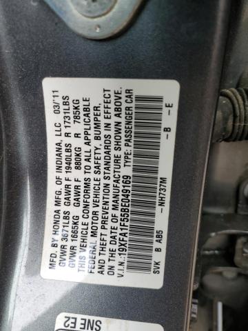 Photo 11 VIN: 19XFA1F55BE049169 - HONDA CIVIC LX 