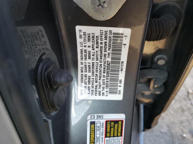 Photo 11 VIN: 19XFA1F5XBE005927 - HONDA CIVIC SDN 