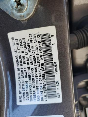 Photo 11 VIN: 19XFA1F66BE013628 - HONDA CIVIC LX-S 