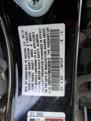 Photo 12 VIN: 19XFA1F98AE065612 - HONDA CIVIC EXL 