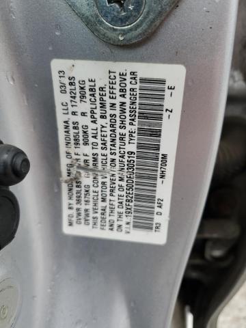 Photo 11 VIN: 19XFB2E50DE030519 - HONDA CIVIC LX 