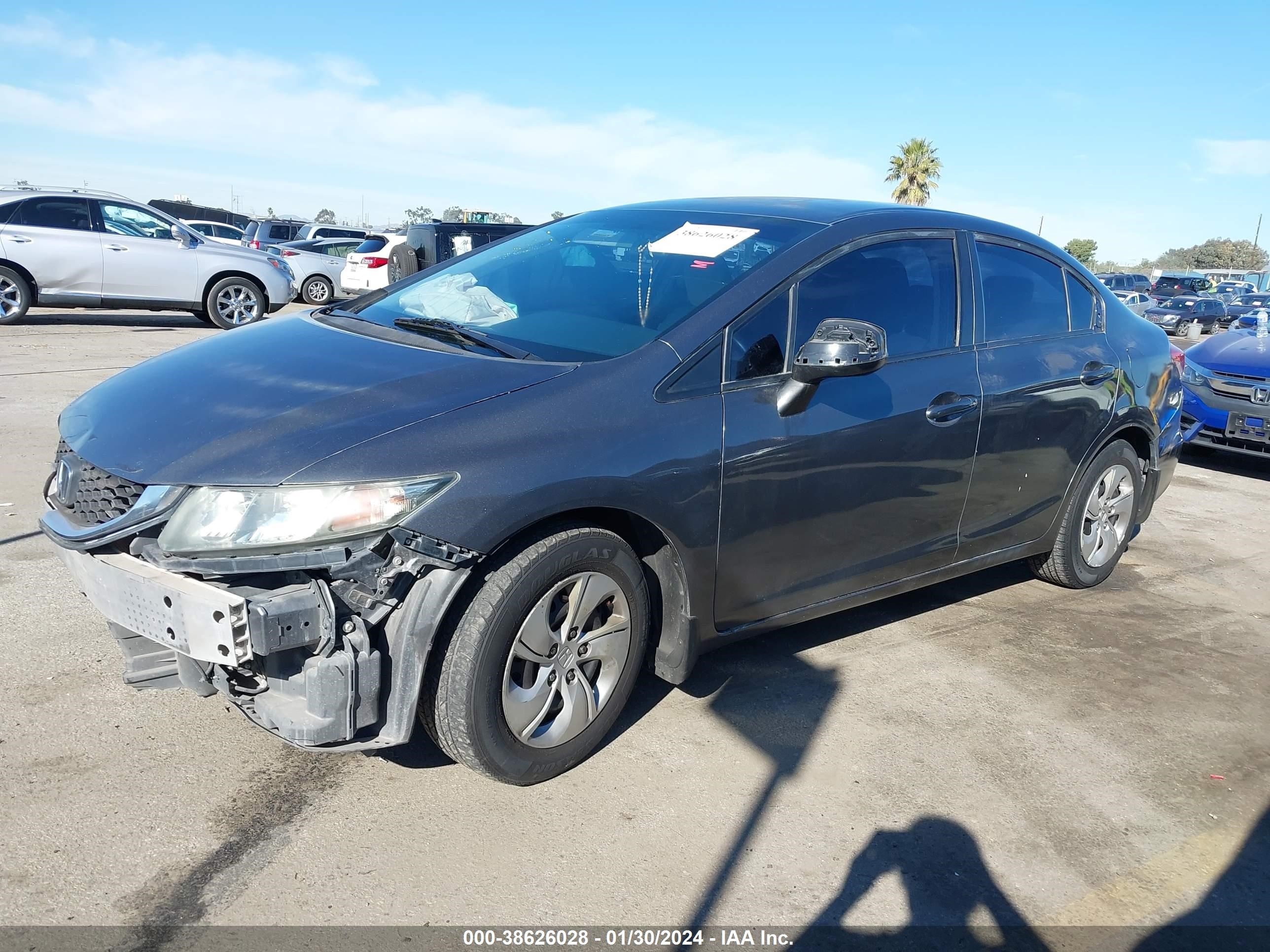 Photo 1 VIN: 19XFB2E56DE098551 - HONDA CIVIC 