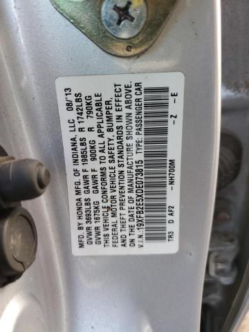 Photo 11 VIN: 19XFB2E5XDE073815 - HONDA CIVIC 