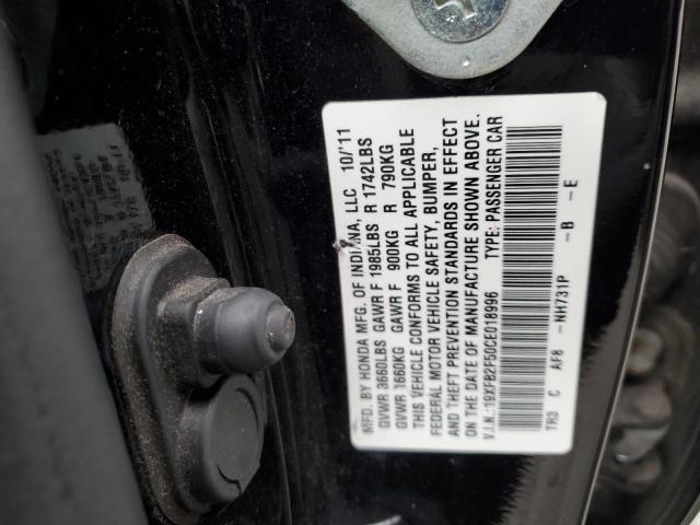 Photo 11 VIN: 19XFB2F50CE018996 - HONDA CIVIC 