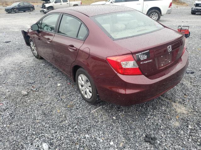 Photo 2 VIN: 19XFB2F50CE030985 - HONDA CIVIC LX 