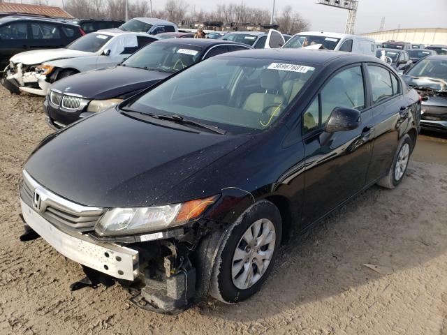 Photo 1 VIN: 19XFB2F50CE104731 - HONDA CIVIC LX 