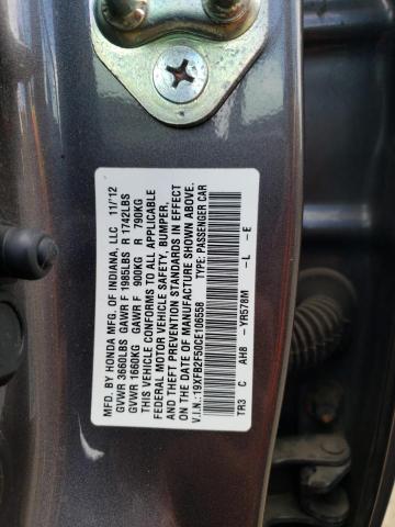 Photo 11 VIN: 19XFB2F50CE106558 - HONDA CIVIC 