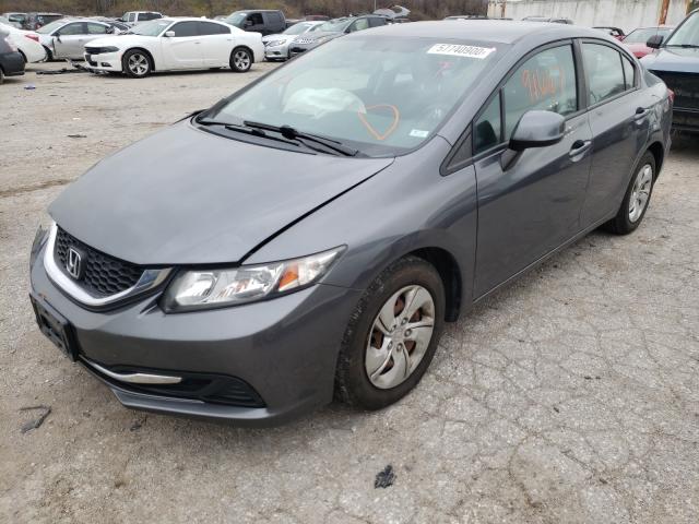 Photo 1 VIN: 19XFB2F50DE066743 - HONDA CIVIC LX 