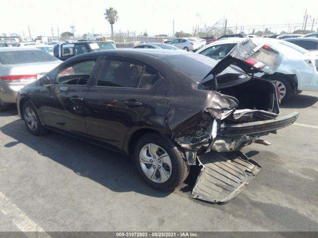 Photo 2 VIN: 19XFB2F50DE256302 - HONDA CIVIC SDN 