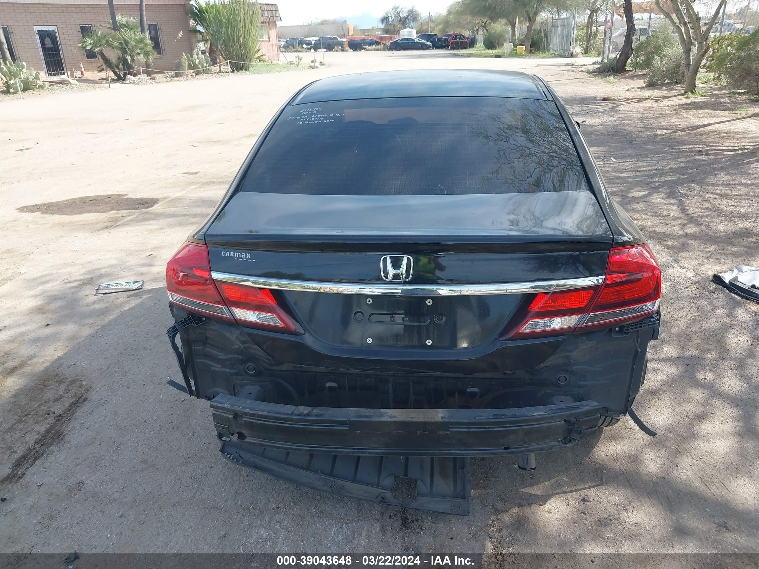 Photo 15 VIN: 19XFB2F50DE265520 - HONDA CIVIC 