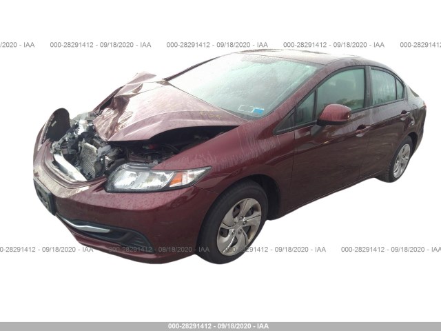 Photo 1 VIN: 19XFB2F50DE295164 - HONDA CIVIC SDN 