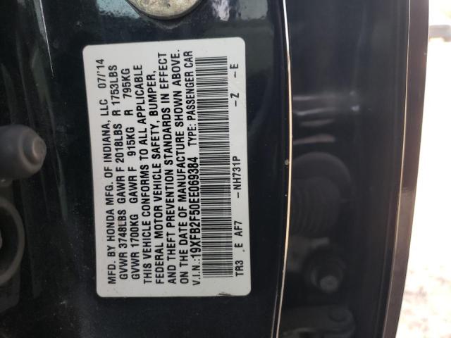 Photo 12 VIN: 19XFB2F50EE069384 - HONDA CIVIC LX 