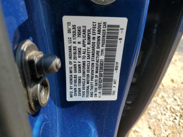 Photo 11 VIN: 19XFB2F50FE085831 - HONDA CIVIC LX 