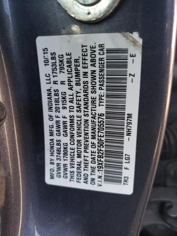 Photo 11 VIN: 19XFB2F50FE705576 - HONDA CIVIC LX 