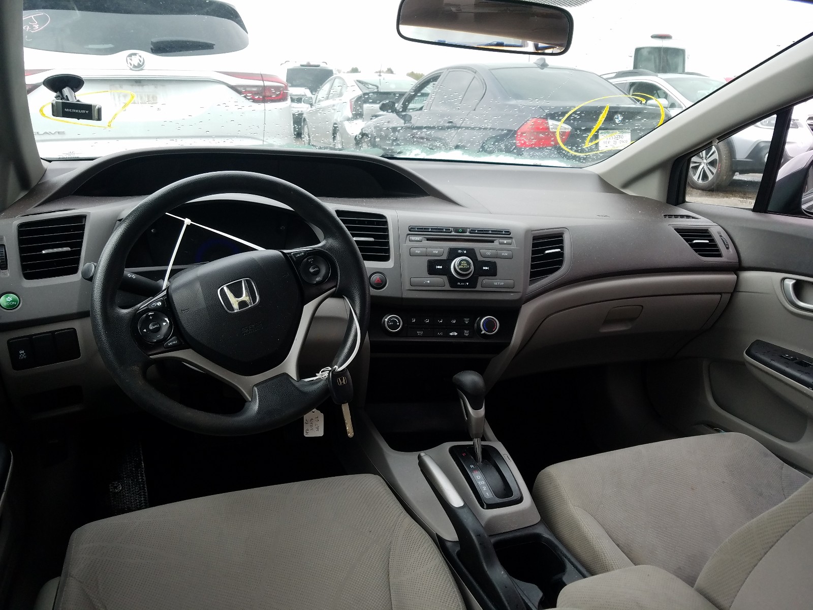 Photo 8 VIN: 19XFB2F51CE021776 - HONDA CIVIC LX 