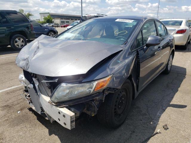 Photo 1 VIN: 19XFB2F51CE087826 - HONDA CIVIC LX 