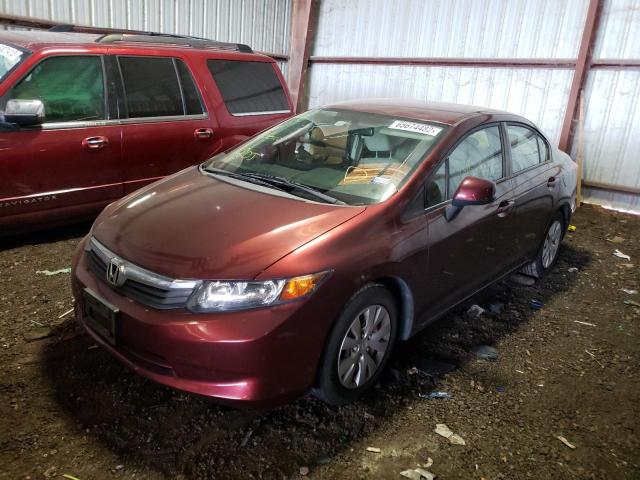 Photo 1 VIN: 19XFB2F51CE378651 - HONDA CIVIC LX 