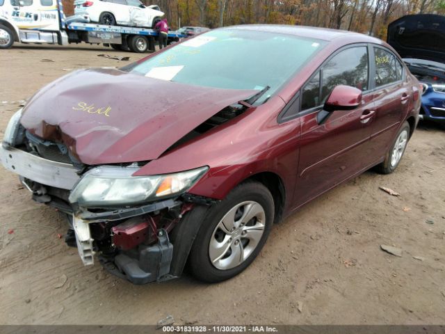 Photo 1 VIN: 19XFB2F51DE001643 - HONDA CIVIC SDN 