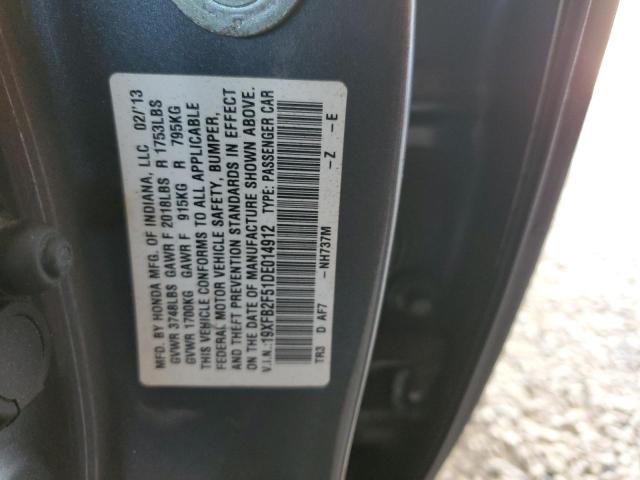 Photo 11 VIN: 19XFB2F51DE014912 - HONDA CIVIC LX 