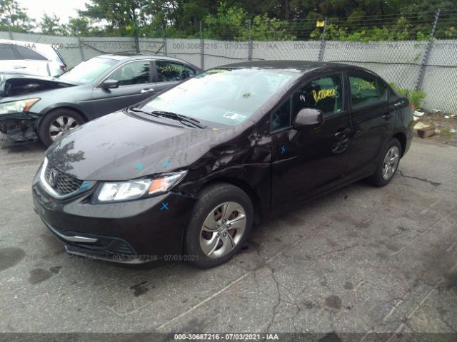 Photo 1 VIN: 19XFB2F51DE015395 - HONDA CIVIC SDN 