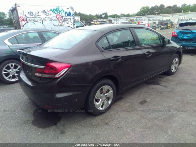 Photo 3 VIN: 19XFB2F51DE015395 - HONDA CIVIC SDN 