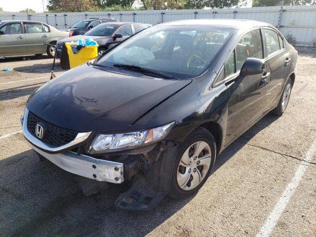 Photo 1 VIN: 19XFB2F51DE055539 - HONDA CIVIC LX 