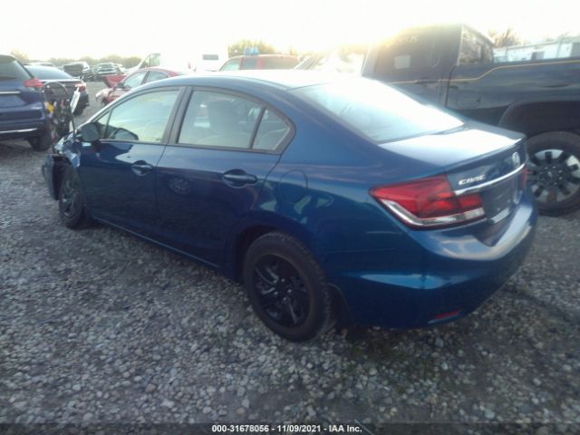 Photo 2 VIN: 19XFB2F51DE070834 - HONDA CIVIC SDN 