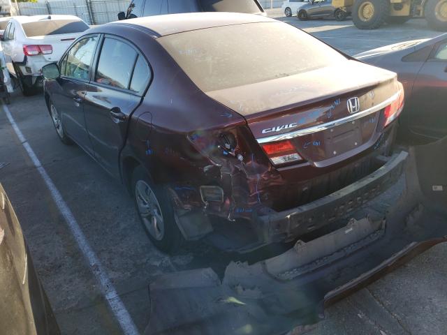 Photo 2 VIN: 19XFB2F51DE217749 - HONDA CIVIC LX 