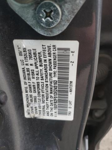 Photo 11 VIN: 19XFB2F51DE245163 - HONDA CIVIC LX 