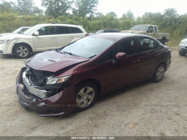 Photo 1 VIN: 19XFB2F51DE263386 - HONDA CIVIC SDN 