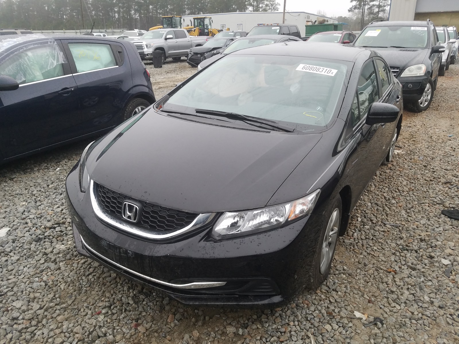 Photo 1 VIN: 19XFB2F51EE033350 - HONDA CIVIC LX 