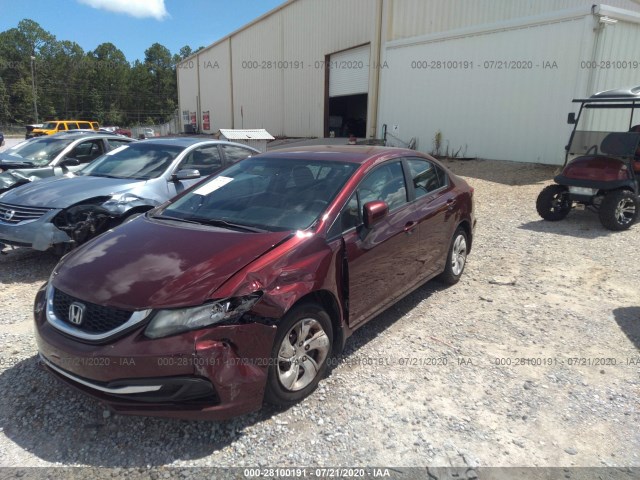 Photo 1 VIN: 19XFB2F51EE062718 - HONDA CIVIC SEDAN 