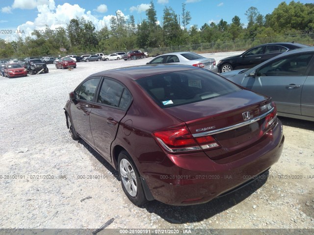 Photo 2 VIN: 19XFB2F51EE062718 - HONDA CIVIC SEDAN 