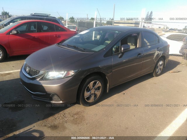 Photo 1 VIN: 19XFB2F51EE248596 - HONDA CIVIC SEDAN 