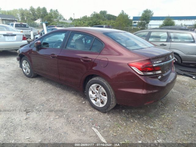 Photo 2 VIN: 19XFB2F51EE255189 - HONDA CIVIC SEDAN 