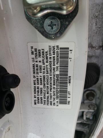 Photo 11 VIN: 19XFB2F51EE256455 - HONDA CIVIC 