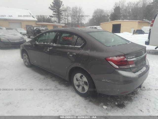 Photo 2 VIN: 19XFB2F51FE034449 - HONDA CIVIC SEDAN 