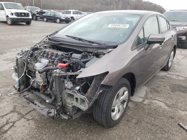 Photo 1 VIN: 19XFB2F51FE107139 - HONDA CIVIC LX 