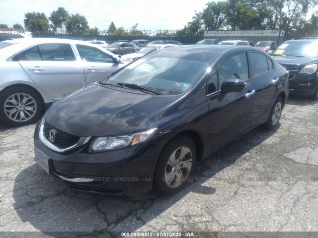 Photo 1 VIN: 19XFB2F51FE705148 - HONDA CIVIC SEDAN 