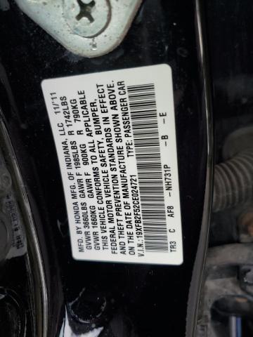 Photo 11 VIN: 19XFB2F52CE024721 - HONDA CIVIC LX 