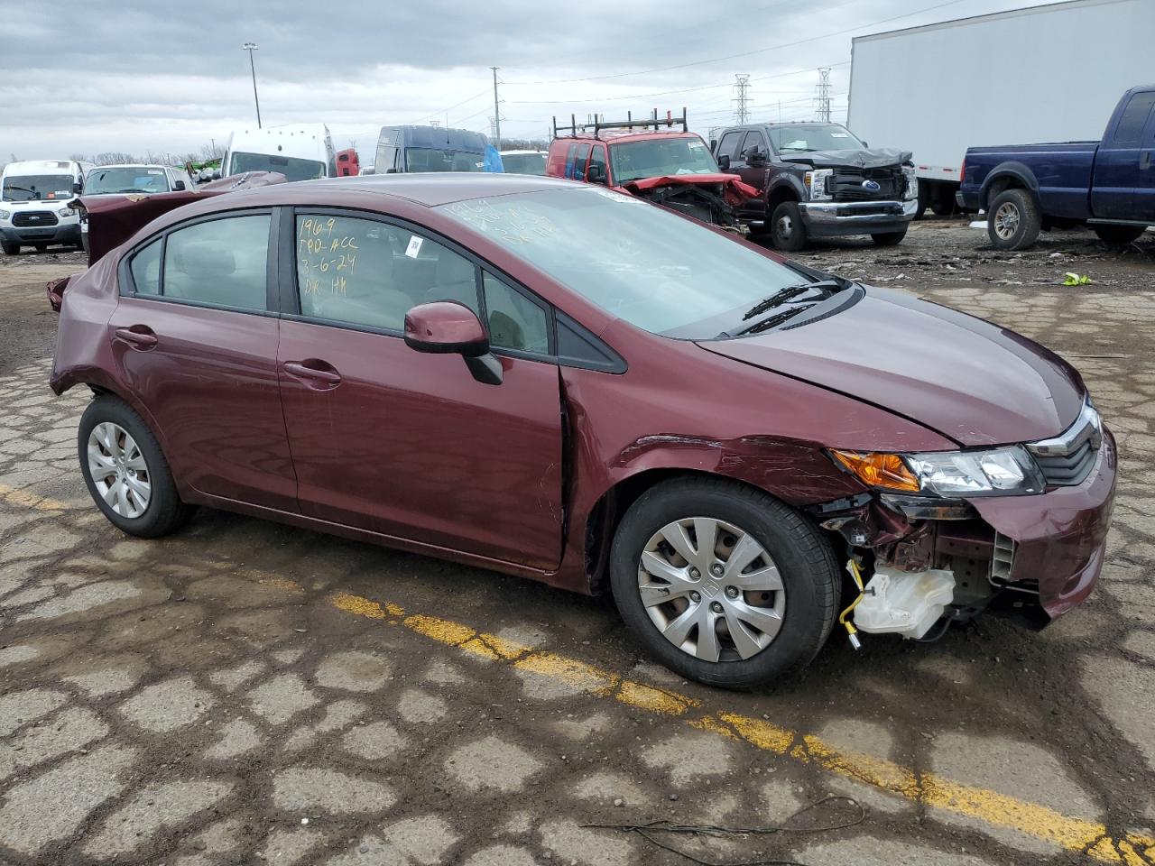 Photo 3 VIN: 19XFB2F52CE036805 - HONDA CIVIC 