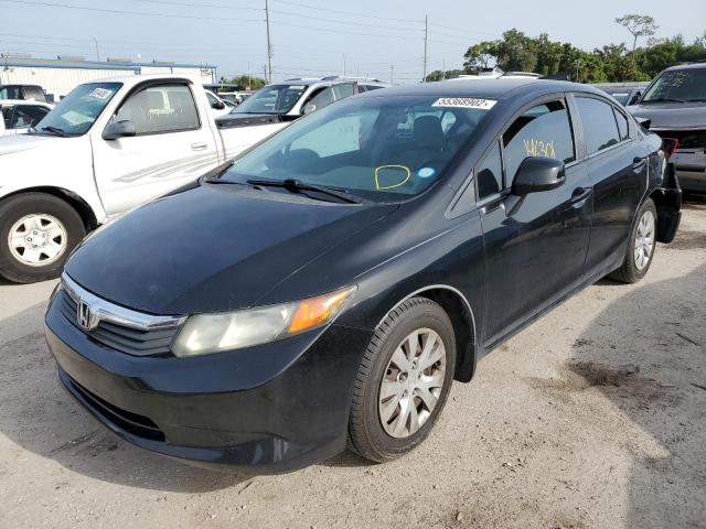 Photo 1 VIN: 19XFB2F52CE075779 - HONDA CIVIC LX 