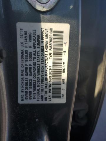 Photo 11 VIN: 19XFB2F52CE083347 - HONDA CIVIC LX 