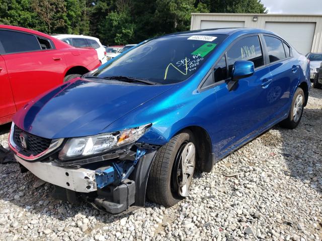 Photo 1 VIN: 19XFB2F52DE001022 - HONDA CIVIC LX 