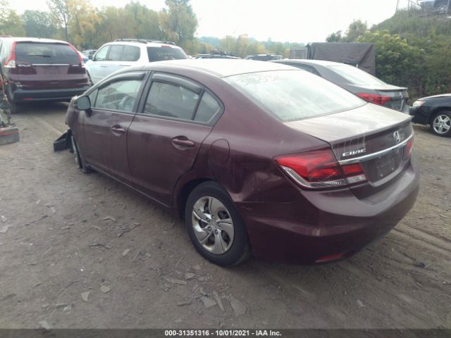 Photo 2 VIN: 19XFB2F52DE029497 - HONDA CIVIC SDN 